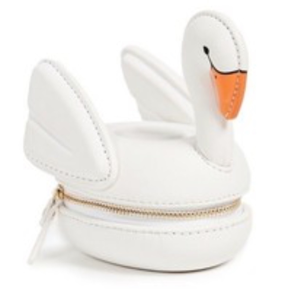 Kate Spade New York Swan Coin Purse~Rare~Fabulous~Elegant & Unique~